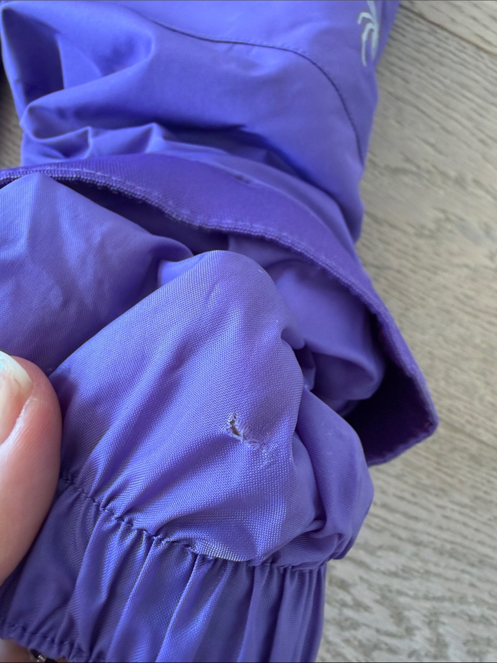 Spyder Purple Kids Snow Bib Overalls - Picture 5 of 5
